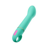 Aria Flirty 2.0 Rechargeable Teal Vibrator with RumboTech Vibrators - G Spot